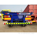 3 เพลา Tri-axle 40ft 65ton Skeleton Semi Trailer